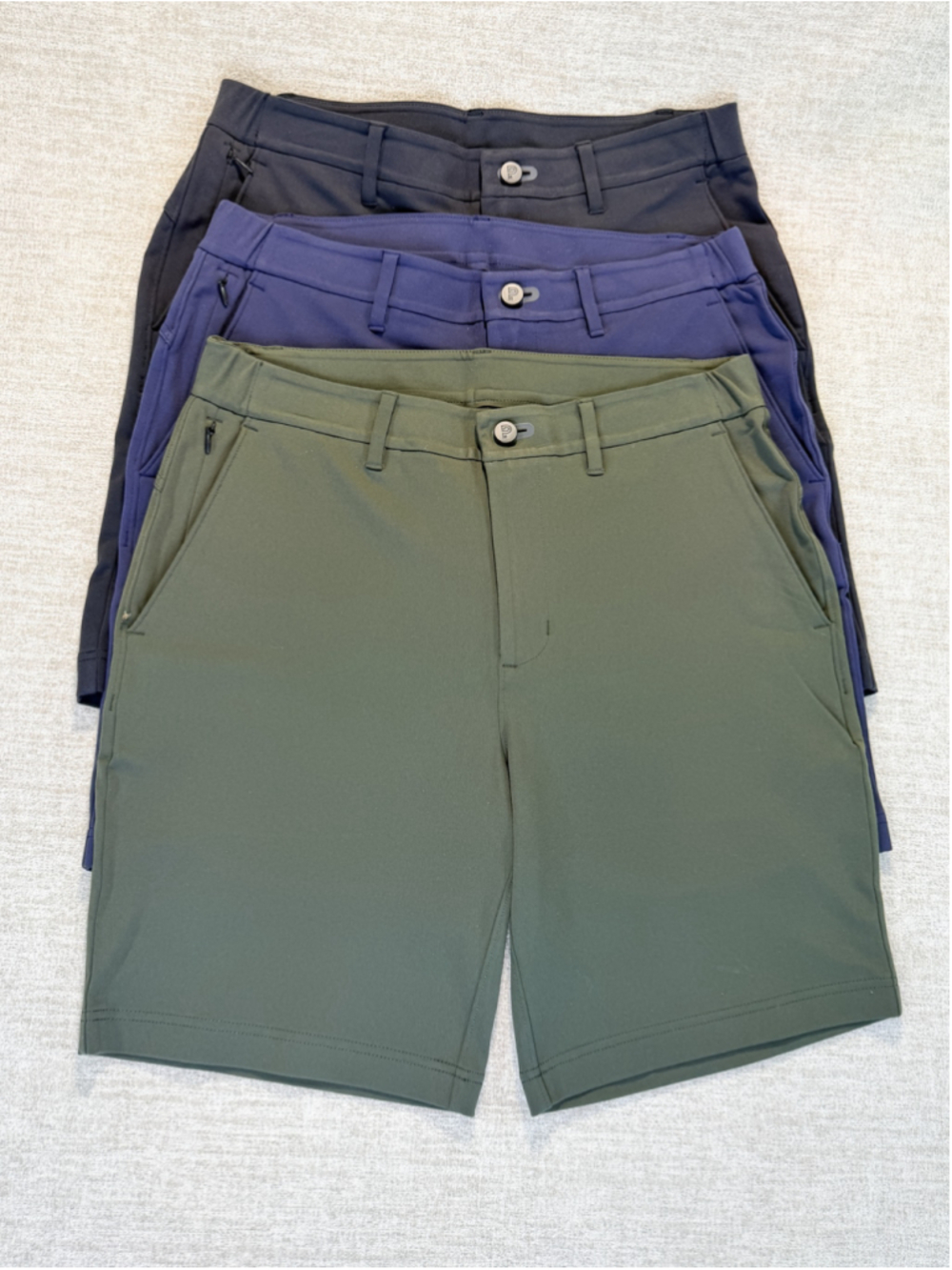 LOT of 3 Mens Public Rec Gamechanger ADED Shorts 31 Blue Green Black NOBULL